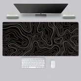 ORSEEMO Contour Lines Desk Mat