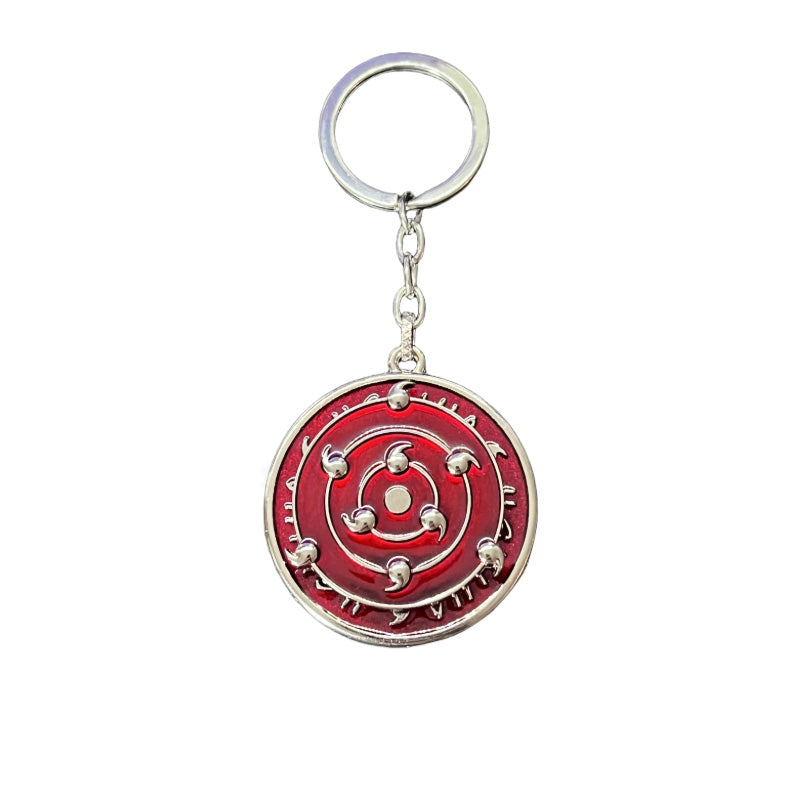 Spinning Sharingan Keychain