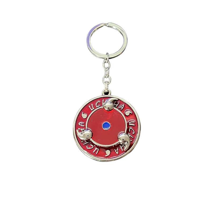 Spinning Sharingan Keychain