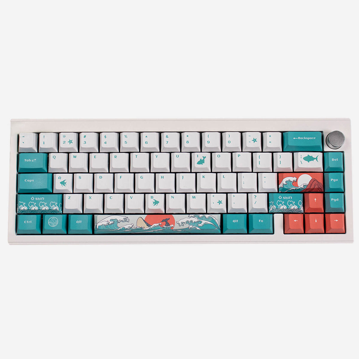ORSEEMO Japanese Waves Keycaps Set