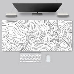 ORSEEMO Contour Lines Desk Mat