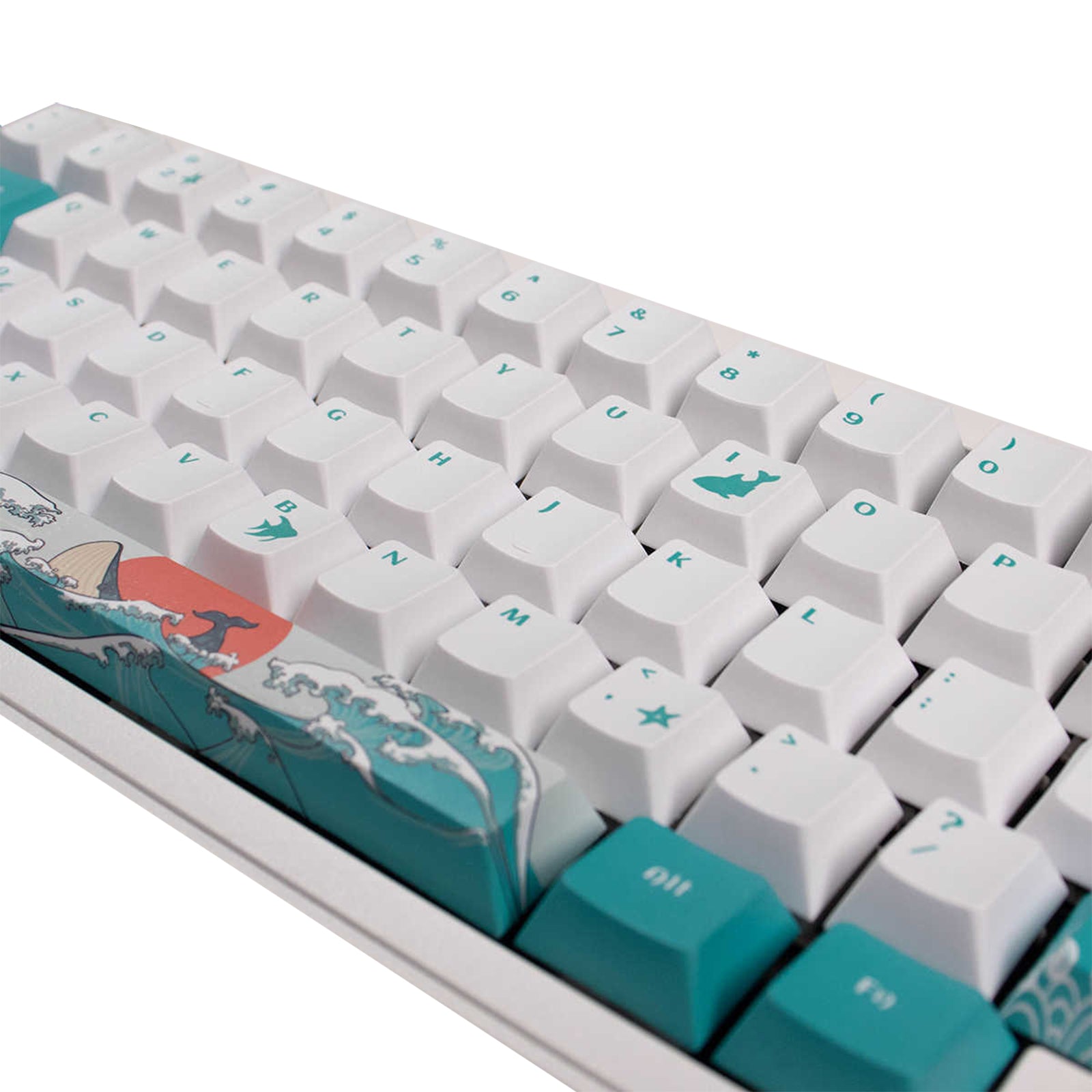 Japanese Waves Keycaps