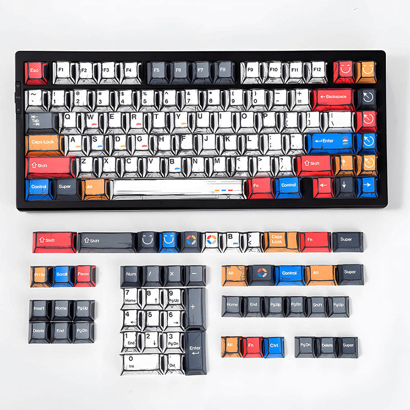 ORSEEMO Anime Keycaps Set