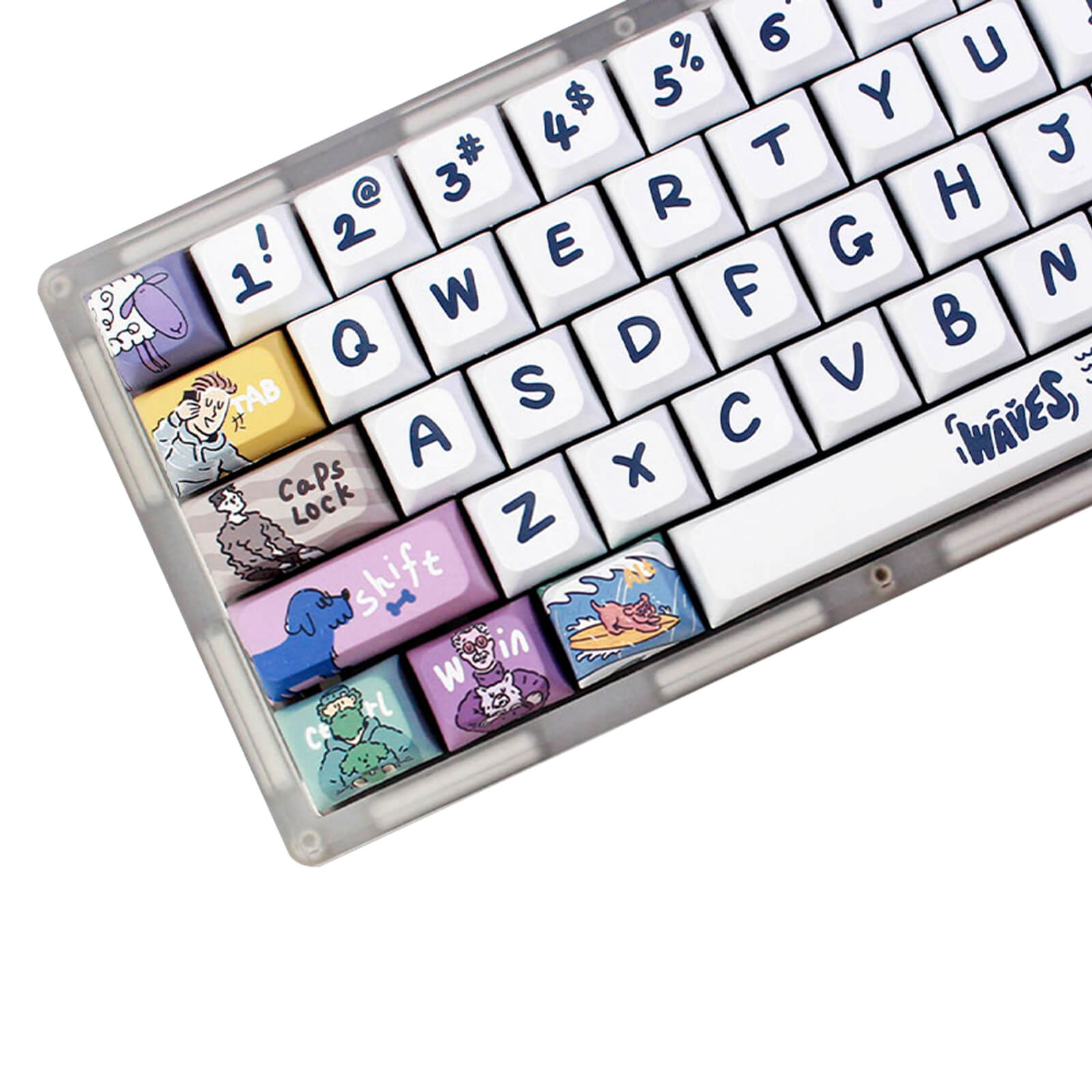 ORSEEMO Comic Keycaps Set