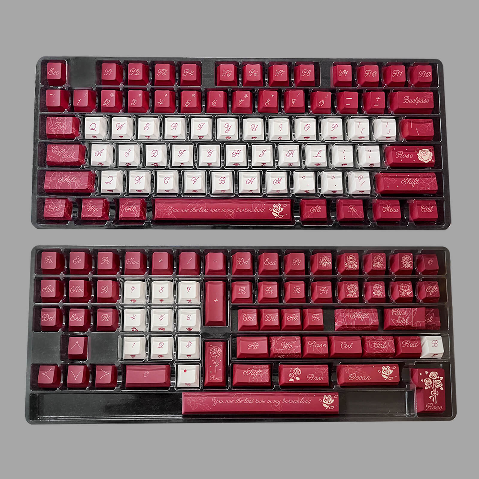 ORSEEMO Roses Keycaps Set