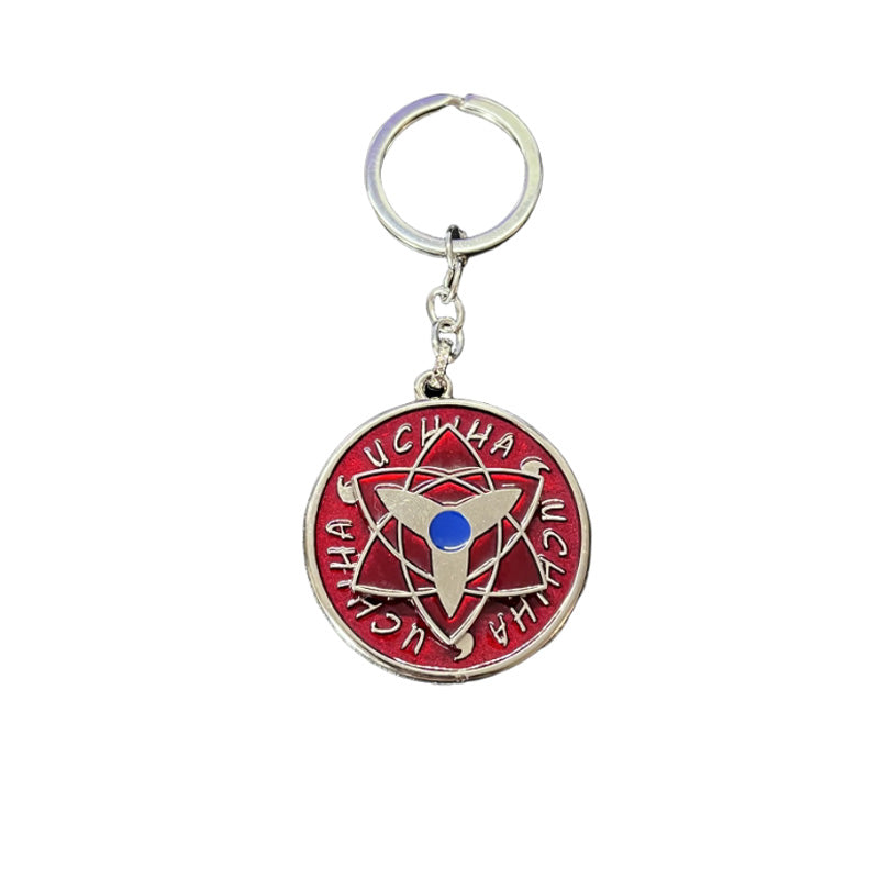 Spinning Sharingan Keychain